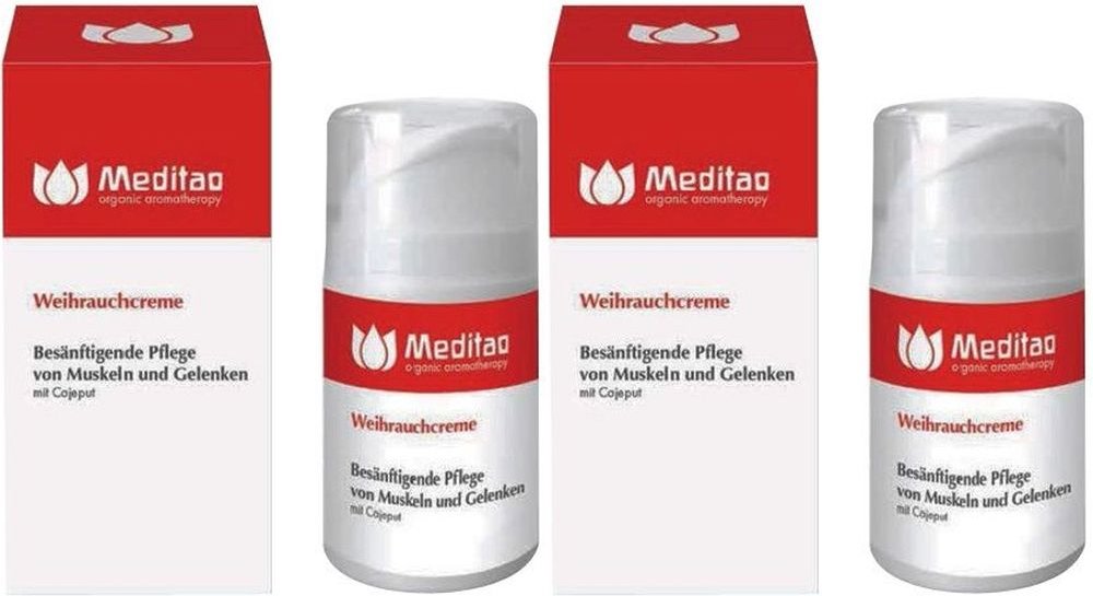 Meditao Weihrauchcreme 2x 2x50 ml Creme