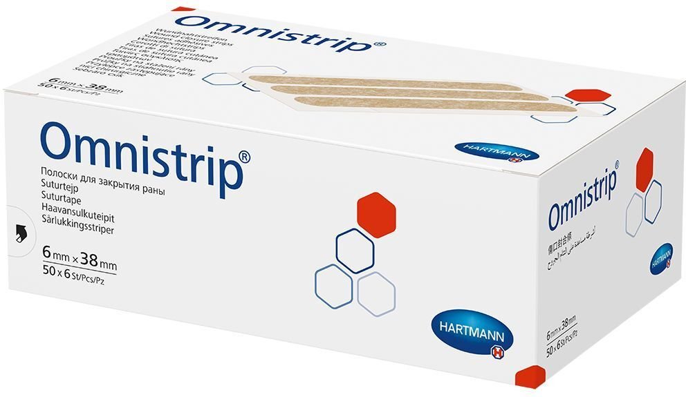 Omnistrip Wundnahtstreifen 6x38 mm 300 St Teststreifen