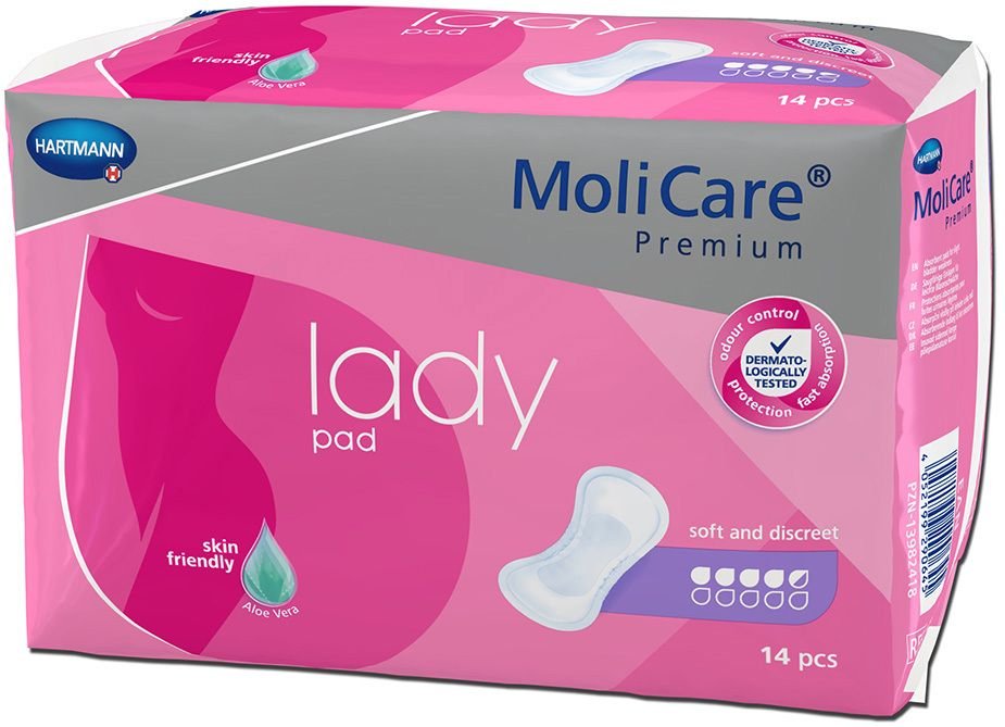 Molicare Premium lady Pad 4,5 Tropfen 12x14 St Einlagen