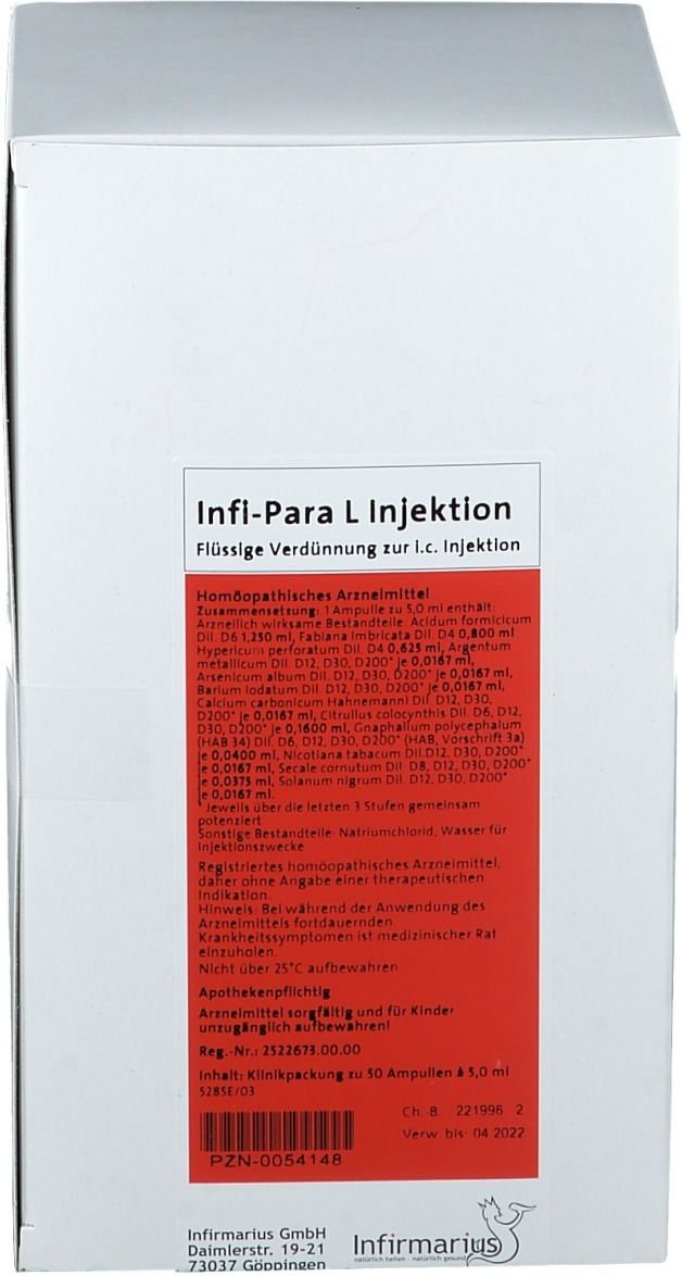 Infi Para L Injektion Ampullen 50x5 ml