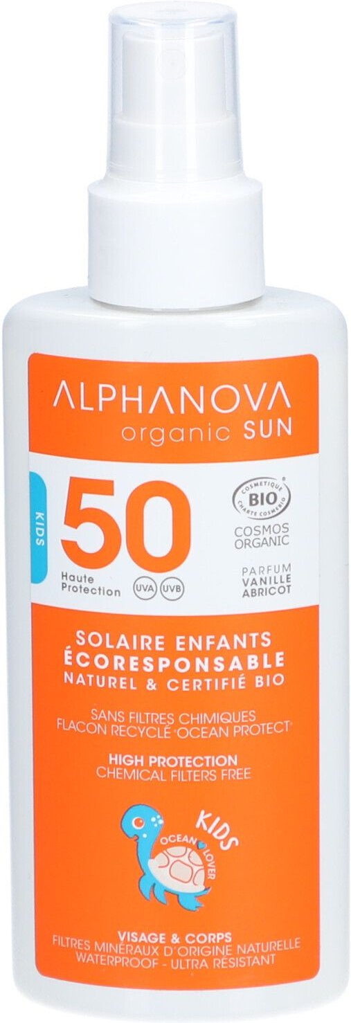 Alphanova SUN Spray Kids Bio Spf50 125 g Sonnenschutzcreme