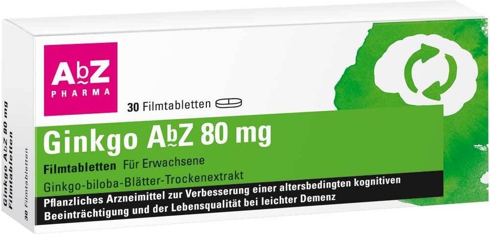 Ginkgo AbZ 80 mg Filmtabletten 30 St