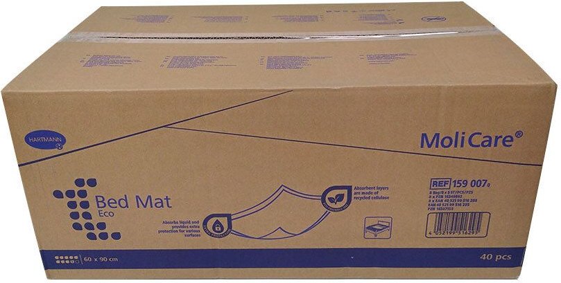 Molicare Bed Mat Eco 9 Tropfen 60x90 cm 8x5 St Unterlagen