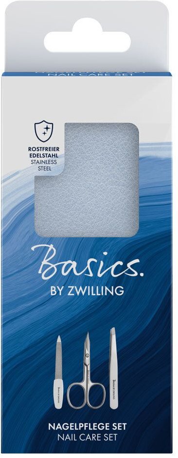 Zwilling Basics Etui Maniküre 3tlg.blau 1 St Set