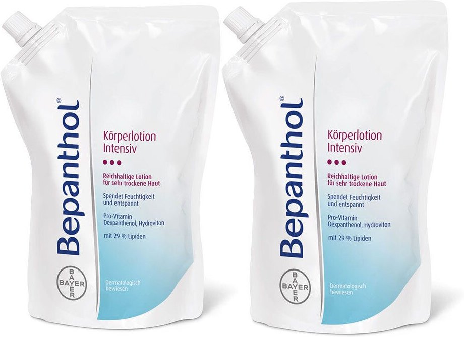 Thumbnail - Bepanthol Intensiv Körperlotion Nachfüllbtl. Doppelpack 2x400 ml Lotion