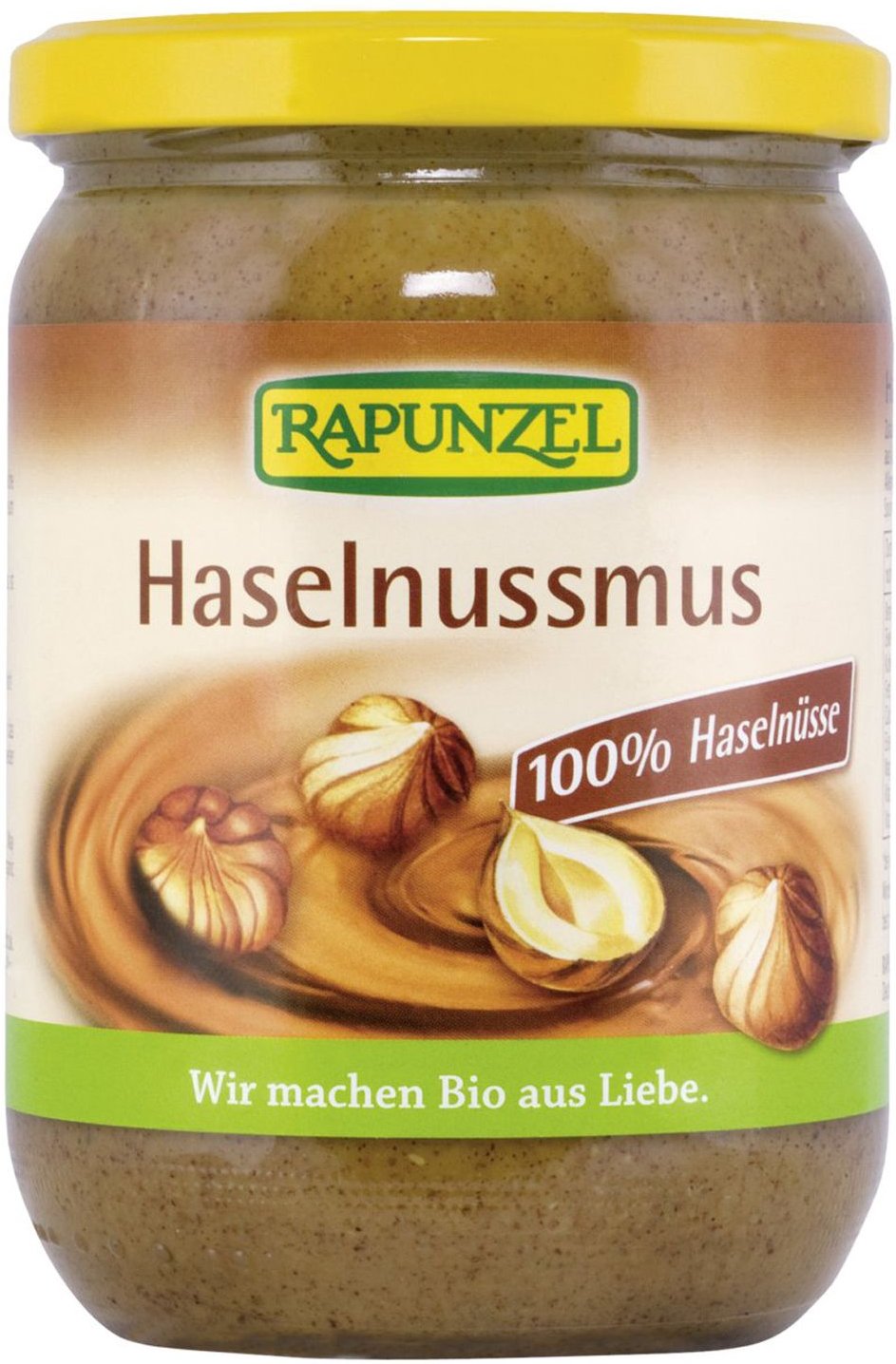 Rapunzel Bio Haselnussmus 500 g Creme