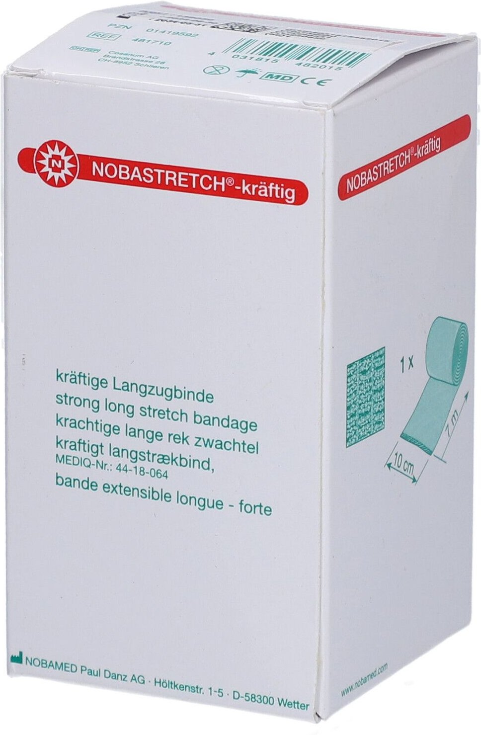 Nobastretch kräftig Langzugbinde 10 cmx7 m 1 St Binden