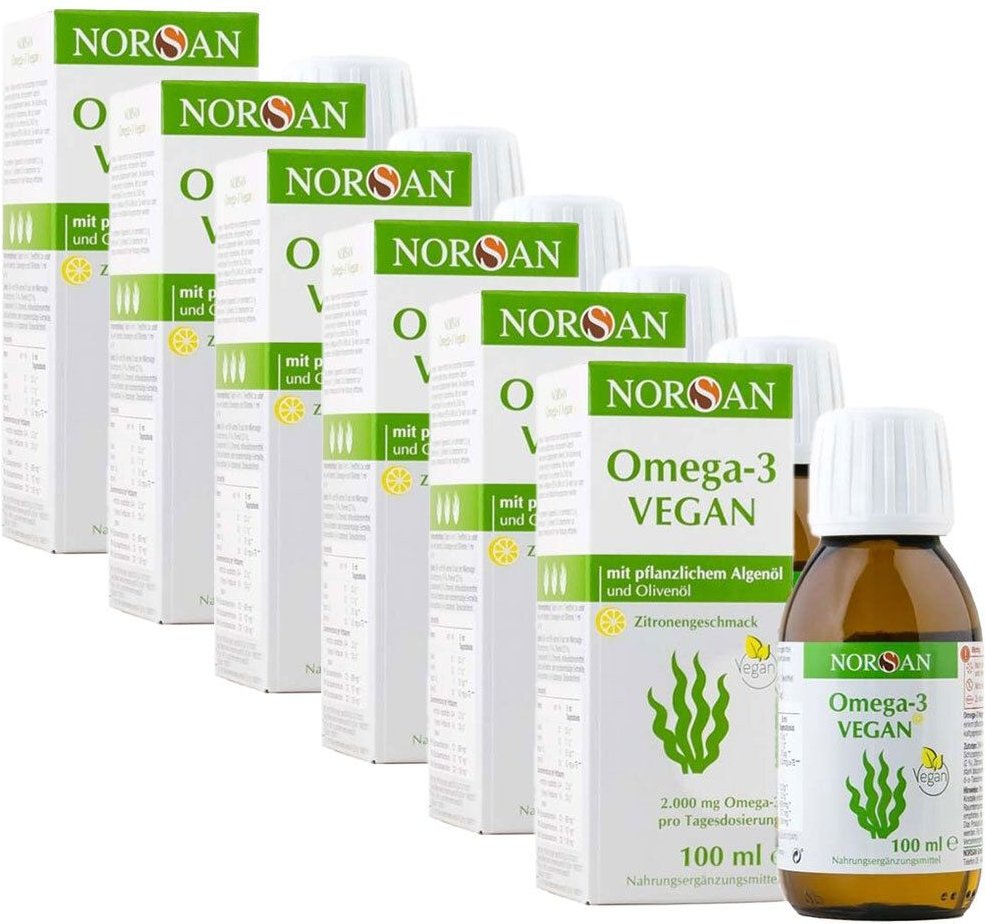 6x Norsan Omega-3 vegan flüssig 6x100 ml Flüssigkeit