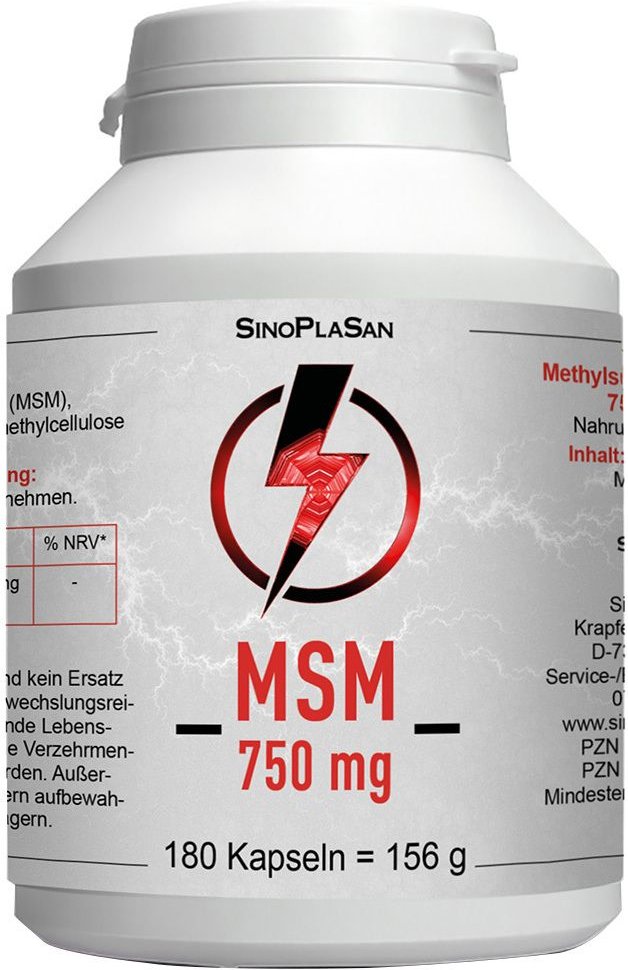 MSM 750 mg Mono 99,9% Kapseln