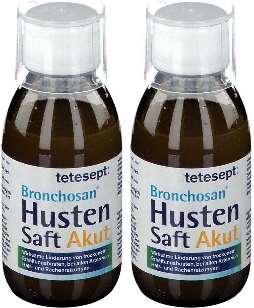 Tetesept Bronchosan Husten Akut Saft 2x 2x117 g