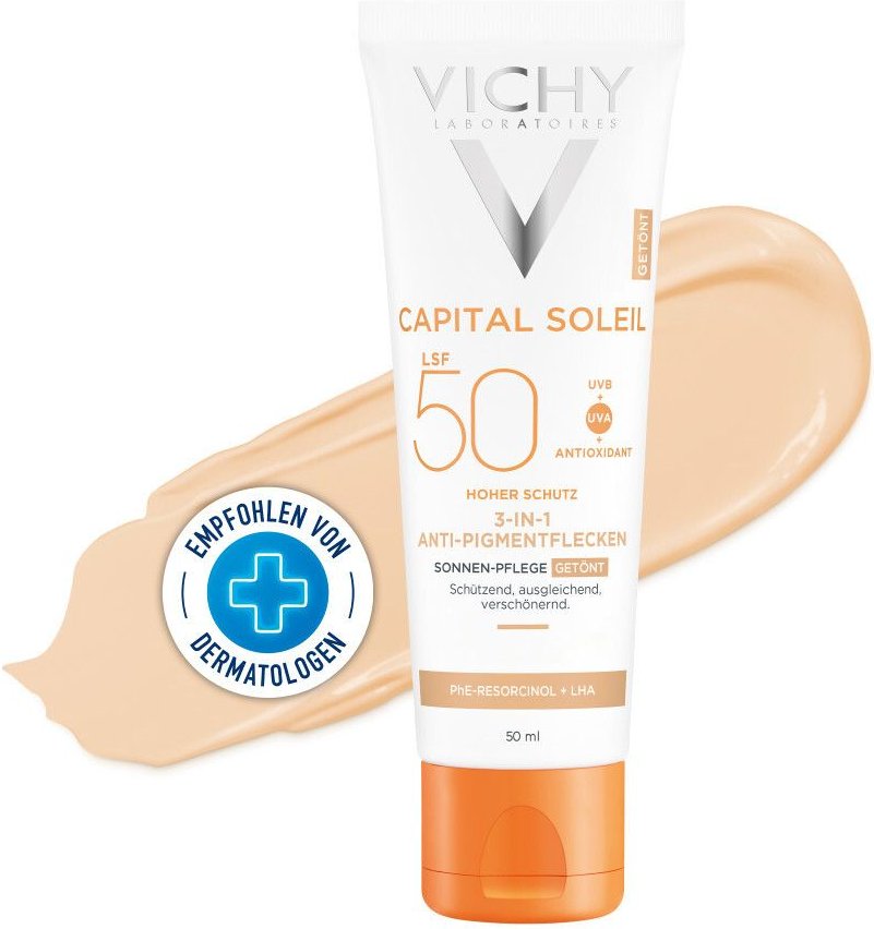 Vichy Ideal Soleil Anti-Pigmentflecken Cr.LSF 50+ 50 ml Creme