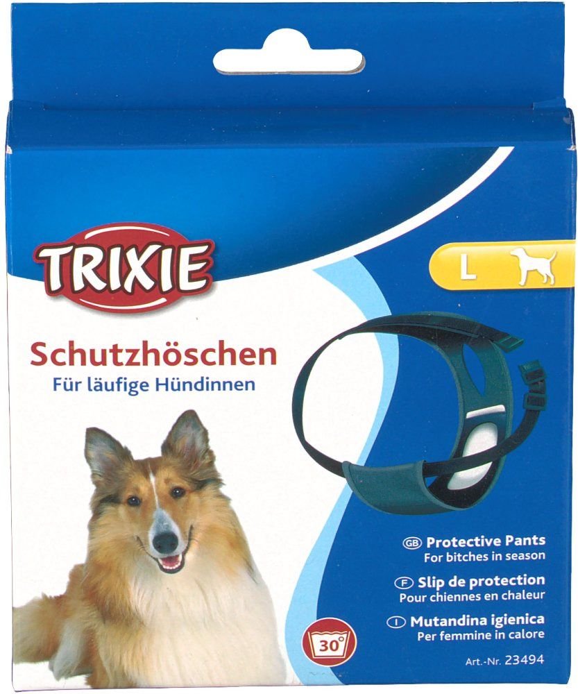 Trixie Schutzhöschen L: 50 bis 59 cm, schwarz 1 St Windelzubehör