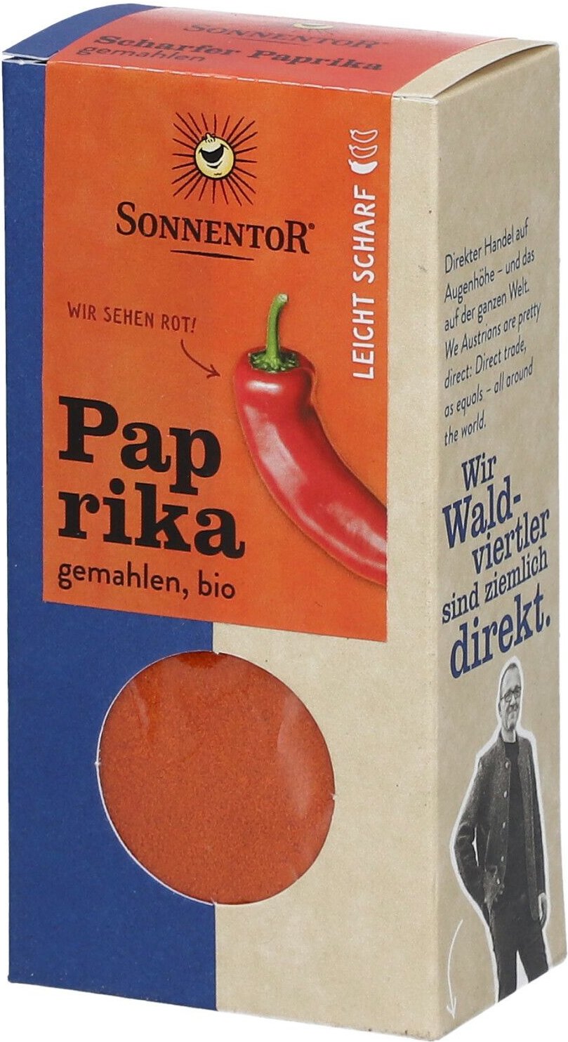 Sonnentor Paprika Scharf 50 g Pulver