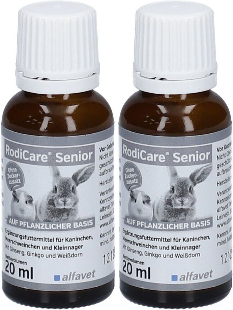 Rodicare Senior flü.f.Kanin./Kleinnager/Meerschw. 2x 2x20 ml Flüssigkeit