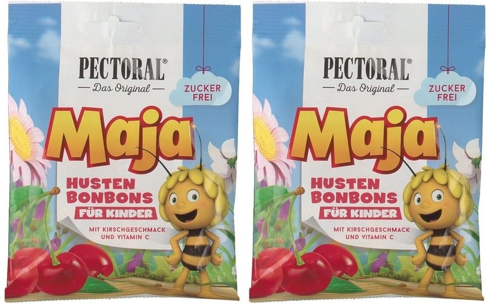 Pectoral für Kinder Biene Maja Beutel 2x 2x57 g Bonbons
