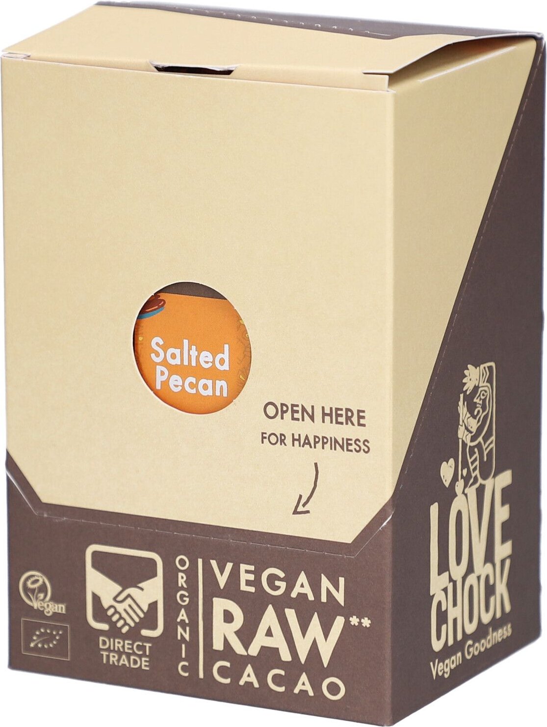 Lovechock Salted Pecan 80% 12x40g 12x40 g Schokolade