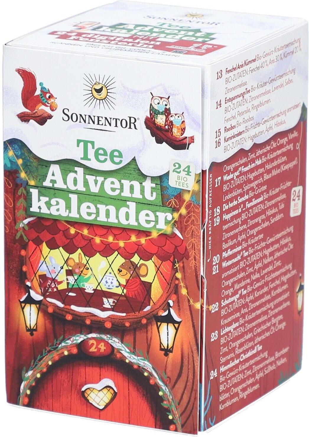 Sonnentor Teeadventkal.2024 Bio 24 St Tee