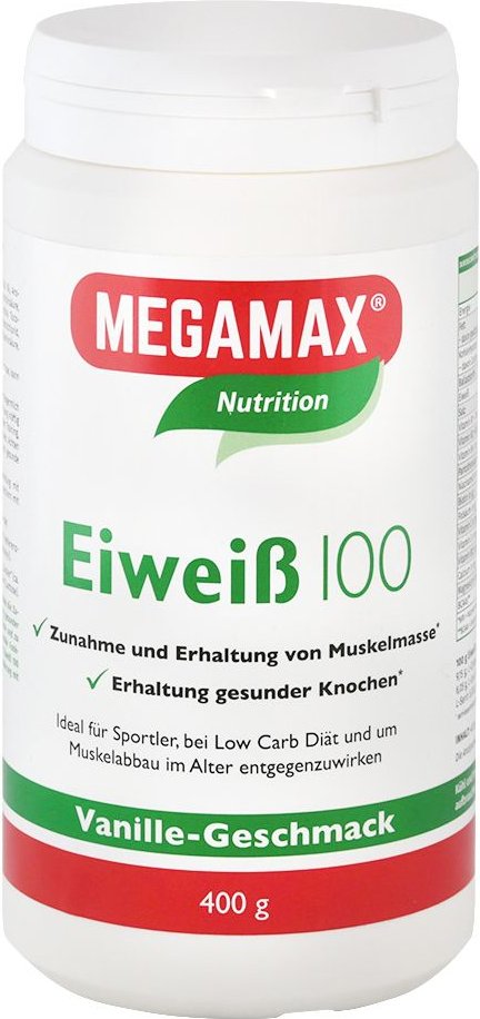 Eiweiss 100 Vanille Megamax Pulver 400 g
