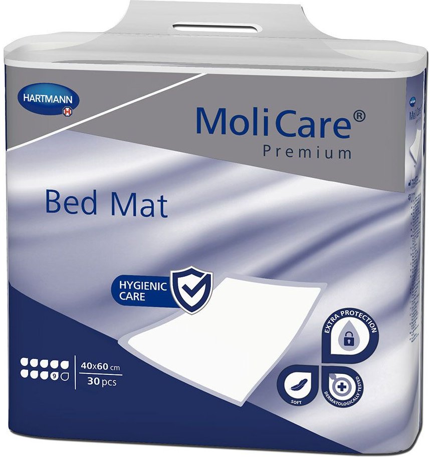 Molicare Premium Bed Mat 9 Tropfen 40x60 cm 30 St Unterlagen