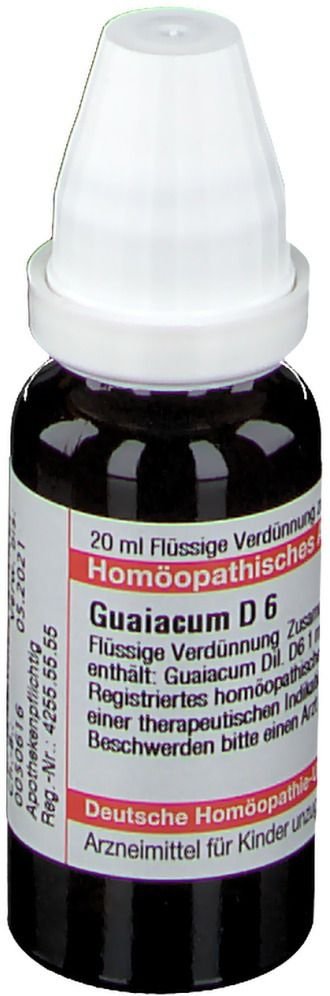 Thumbnail - Guaiacum D 6 Dilution 20 ml