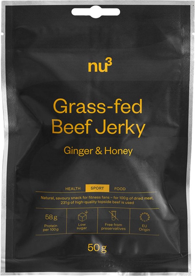 nu3 Beef Jerky, Ingwer-Honig 50 g Sonstige