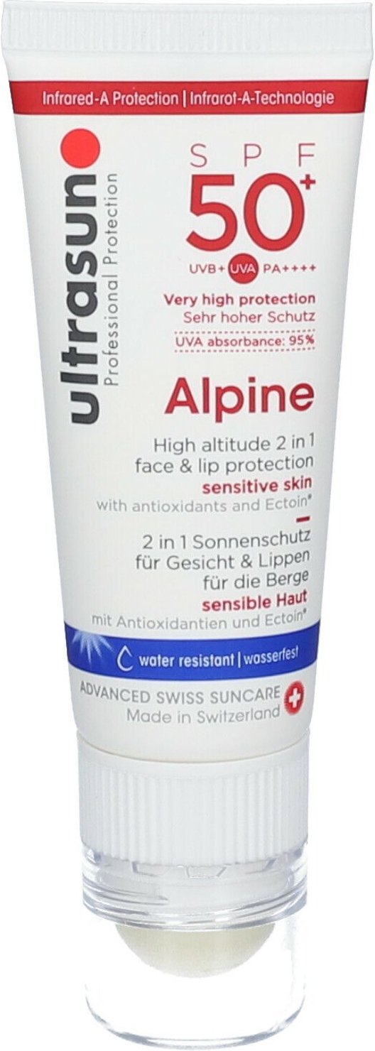 Ultrasun Alpine Creme SPF 50+ 2in1 Gesicht+Lippen 20 ml Gel