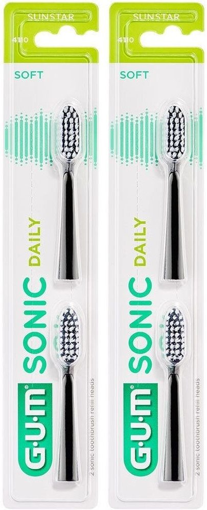 GUM Sonic Daily ERS Schwar x2 2x2 St Zahnbürste