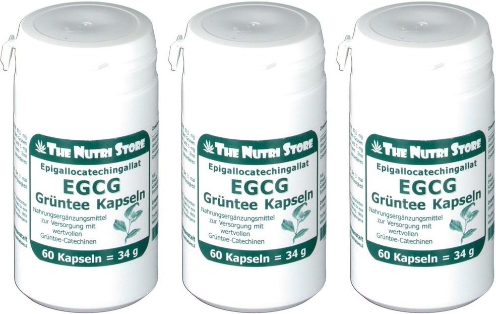 Egcg 97,5 mg Epigallocatechingallat Kapseln 3x 3x60 St
