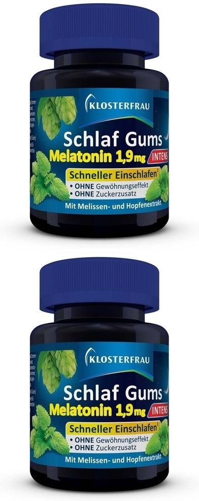 Klosterfrau Schlaf Gums Intens 2x 2x30 St Kaudragees