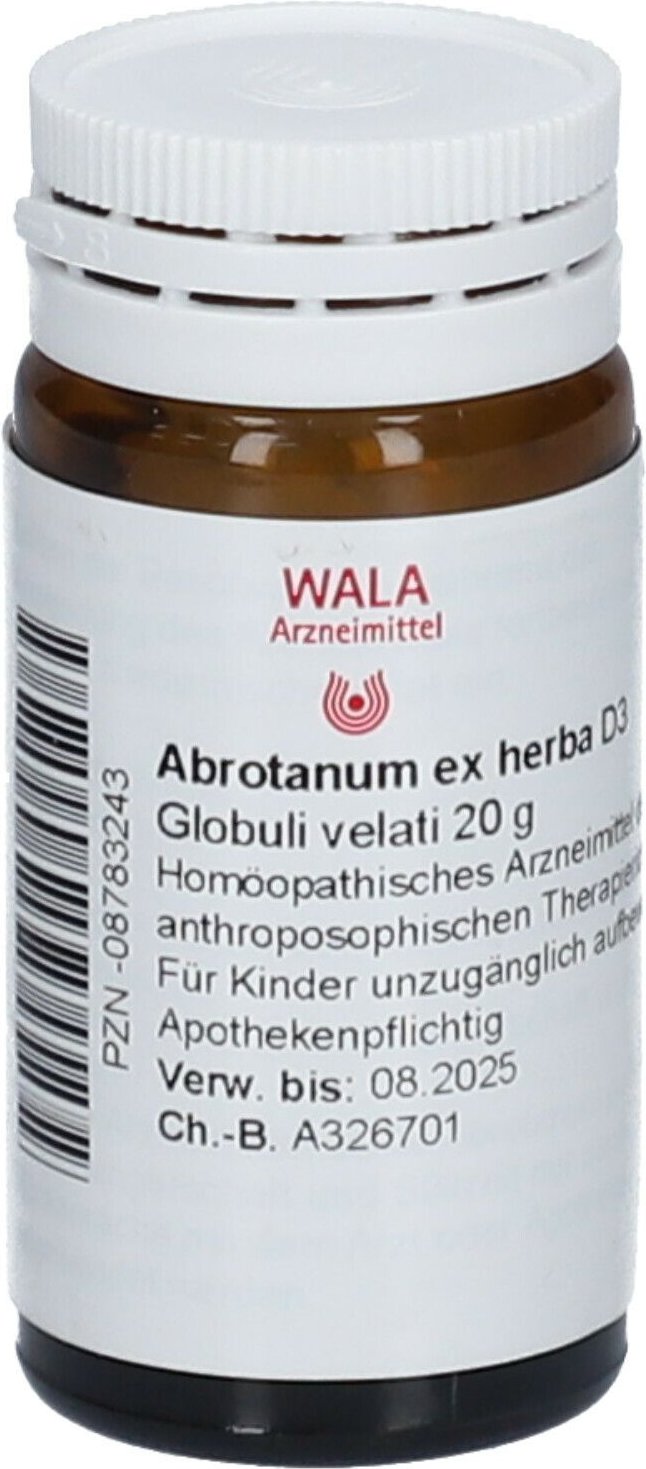 Thumbnail - Abrotanum EX Herba D 3 Globuli 20 g