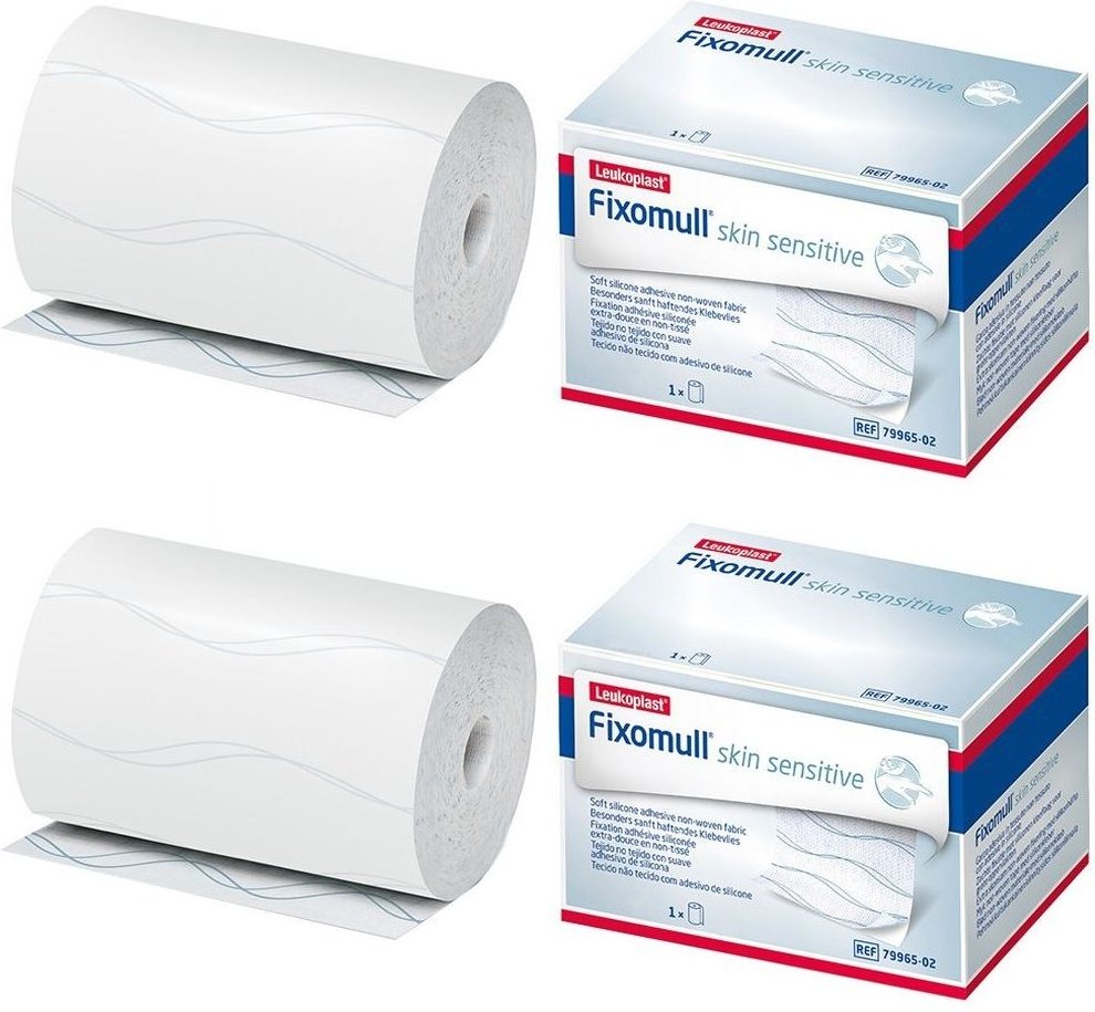 Fixomull Skin Sensitive 15 cmx5 m 2x 2x1 St Pflaster