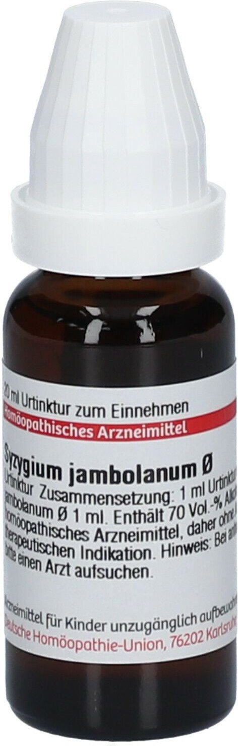 Syzygium Jambolanum Urtinktur D 1 20 ml Dilution