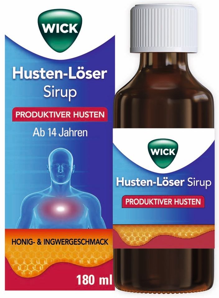 WICK Husten-Löser Sirup mit Honigaroma 200mg /15ml