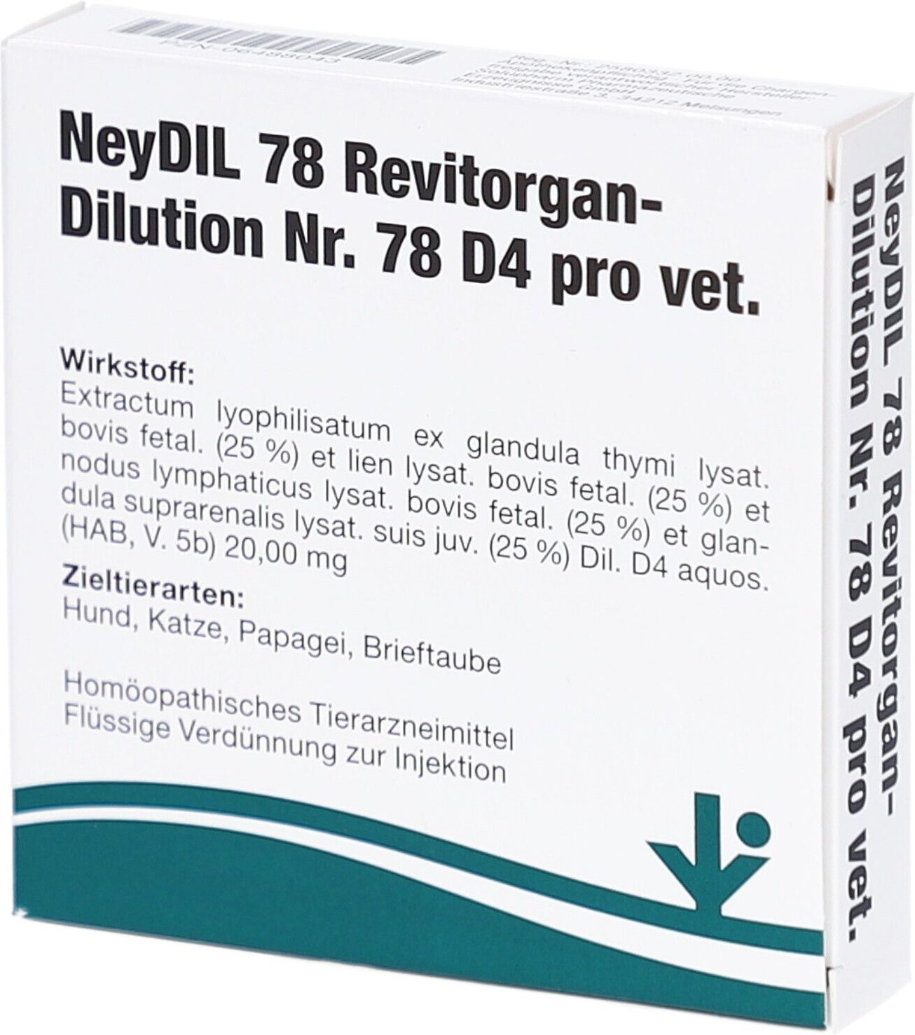 NeyDIL Nr. 78 Revitorgan D4 pro vet. Ampullen
