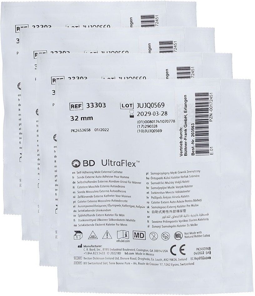 Urinal Kondom SIL Selbs ST x4 4x1 St Kondome