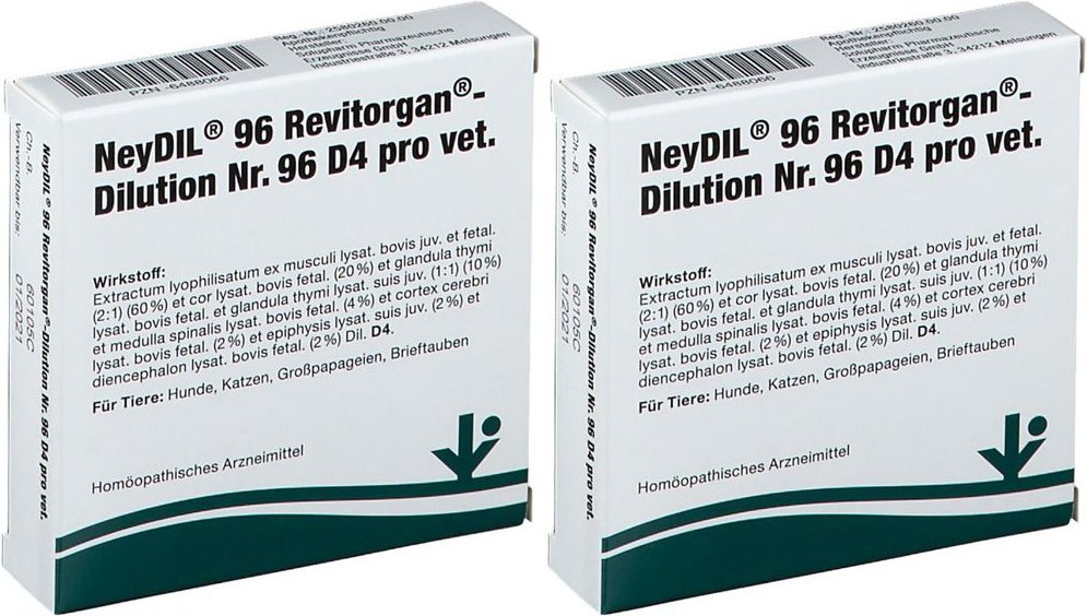 Neydil Nr.96 Revitorgan Dil.D 4 pro Ampullen vet. Doppelpack 2x5x2 ml