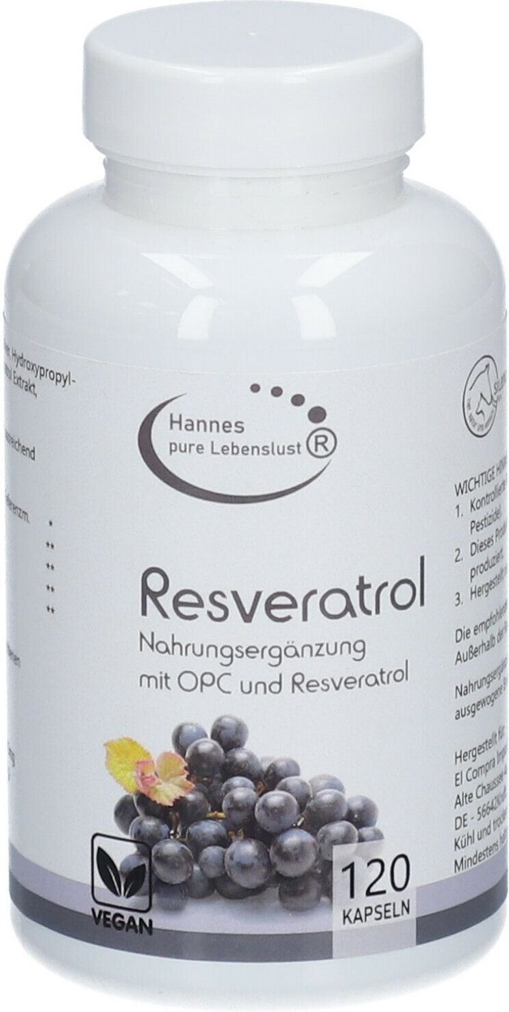 Resveratrol Komplex Vegi Kapseln 120 St