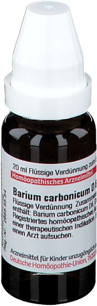 Barium Carbonicum D 6 Dilution 20 ml