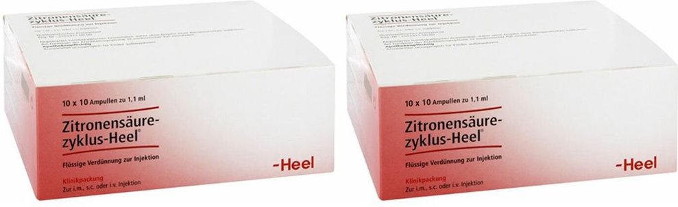 Zitronensäurezyklus Heel Ampullen Doppelpack 2x100 St