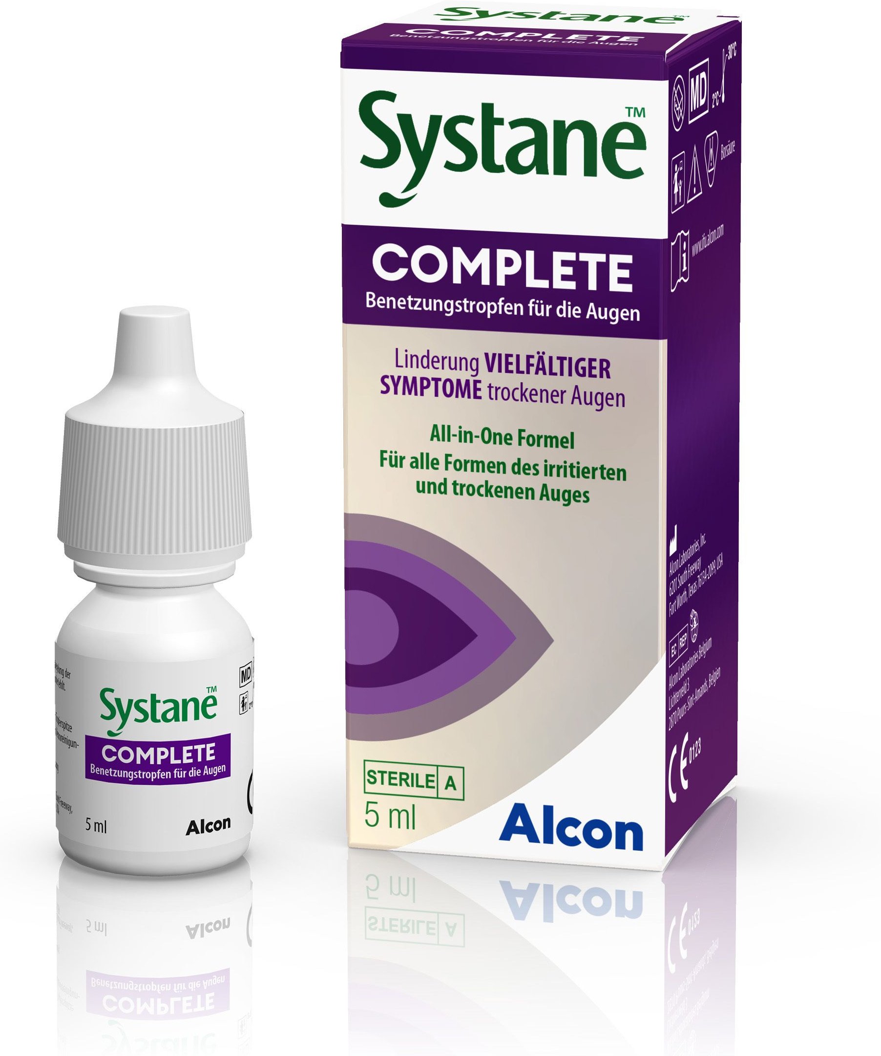 Systane Complete Benetzungstropfen für die Augen 5 ml Augentropfen