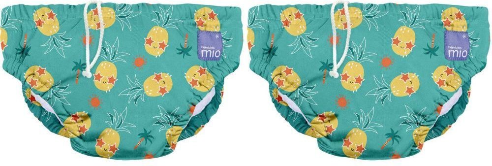 Thumbnail - Bambino Mio, Wiederverwendbare Schwimmwindel, Alberne Ananas, XL (2 Jahre+) x2 2x1 St Windeln