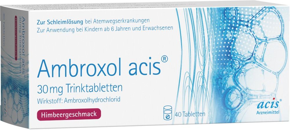 Ambroxol acis 30 mg Trinktabletten 40 St Tabl. zur Herstellung einer Lösung zum Einnehmen