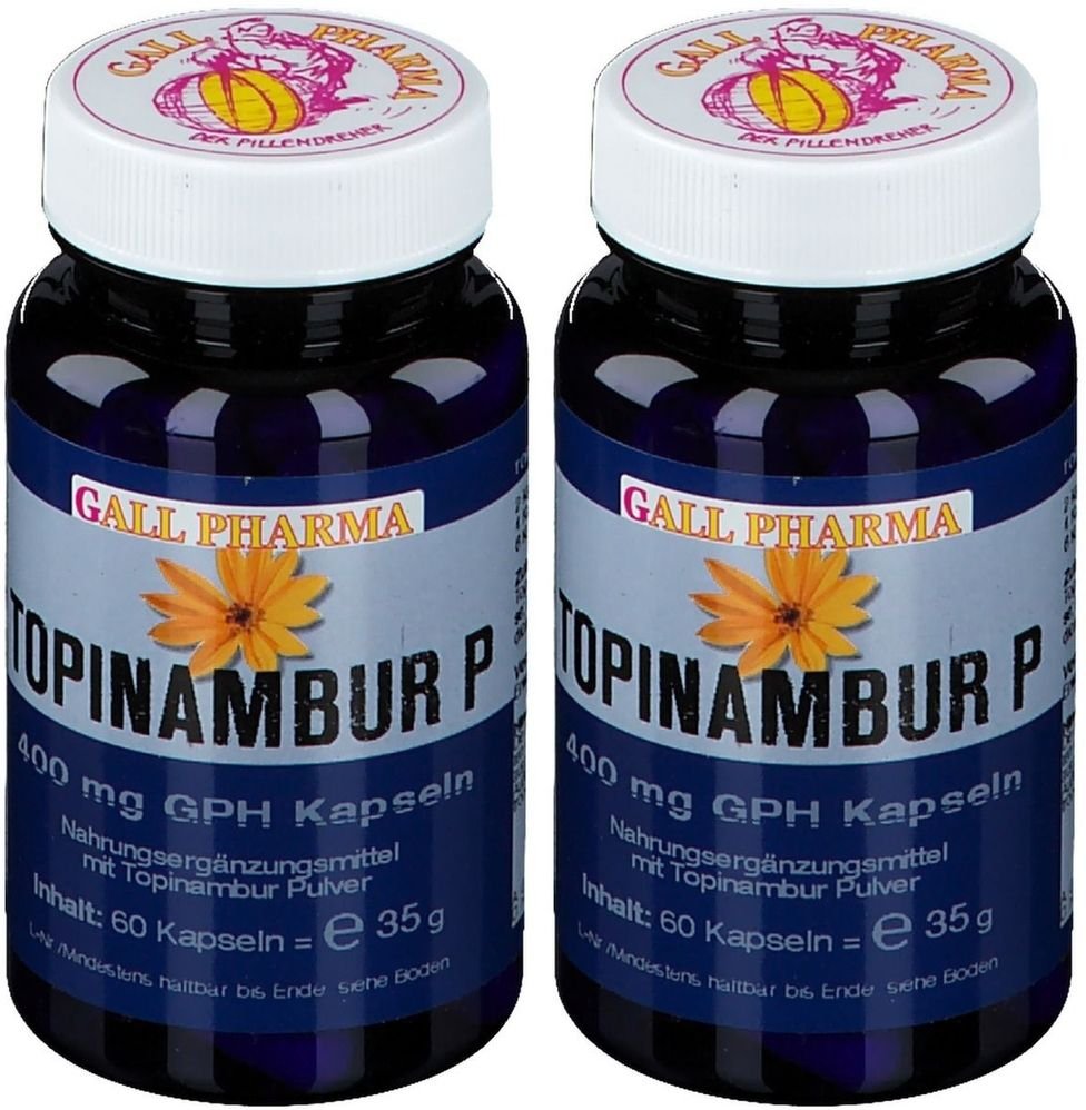 Topinambur P 400 mg GPH Kapseln 2x 2x60 St