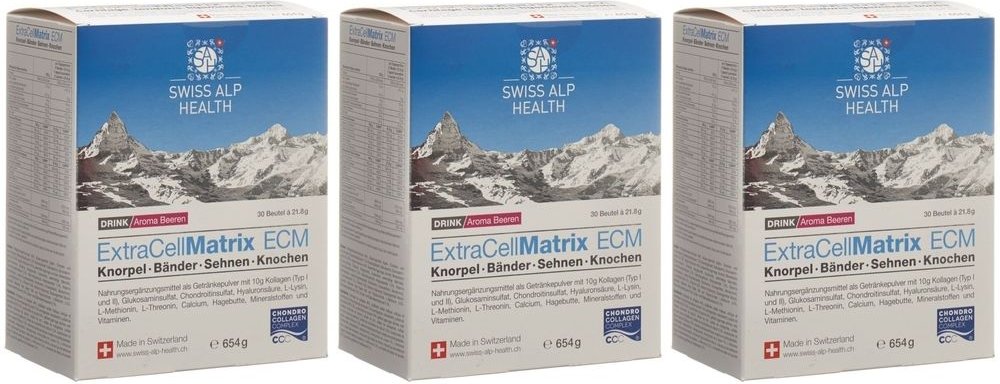 Extra Cell Matrix ECM Knorpelbeeren x3 3x30 St Beutel