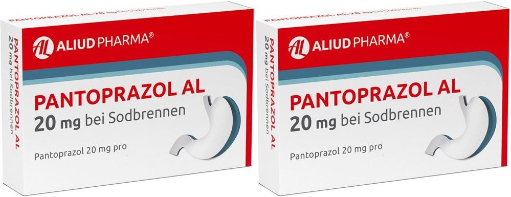 Pantoprazol AL 20 mg bei Sodbr.magensaftres.Tabl. Doppelpack 2x14 St Tabletten magensaftresistent