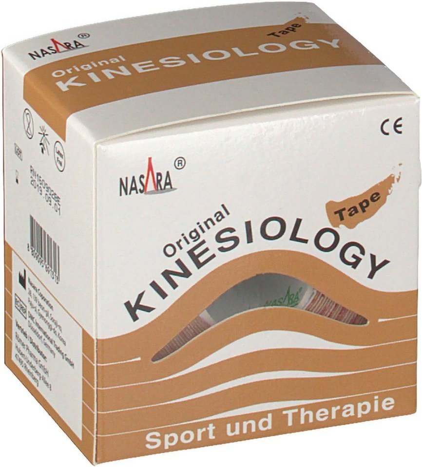 Kinesiologie Tape 5 cmx5 m beige 1 St Verband
