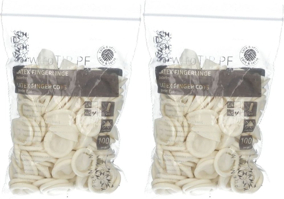 Fingerling Latex Gr.5 extra large 2x 2x100 St