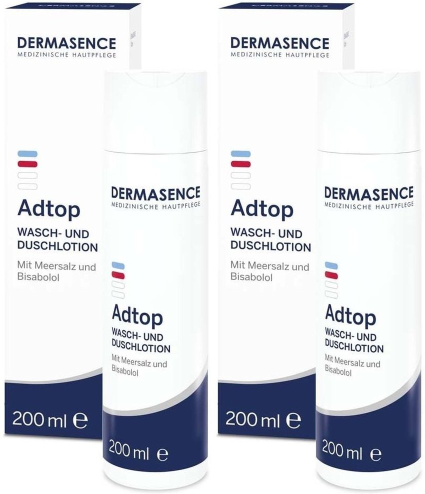 Dermasence Adtop Wasch- und Duschlotion 2x 2x200 ml Duschgel