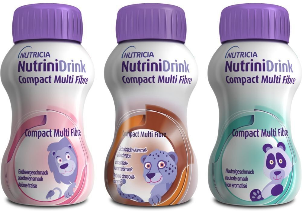 Thumbnail - Nutrinidrink Compact MultiFibre Mischkarton 8x4x125 ml Flüssigkeit