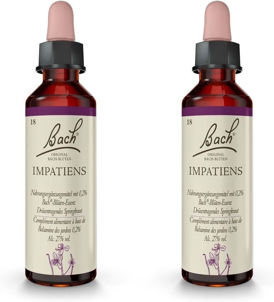 Bach Bluete Impatiens x2 2x20 ml Tropfen